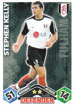 Stephen Kelly Fulham 2009/10 Topps Match Attax #148
